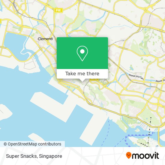 Super Snacks map