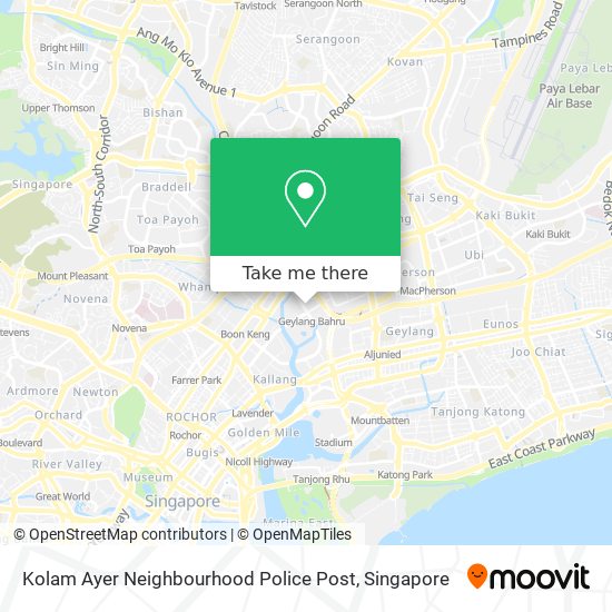 Kolam Ayer Neighbourhood Police Post地图