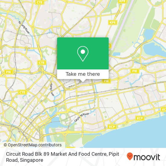 Circuit Road Blk 89 Market And Food Centre, Pipit Road map