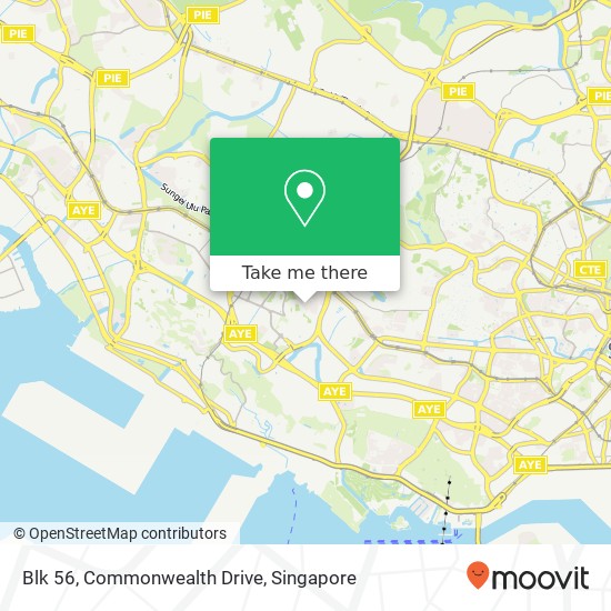 Blk 56, Commonwealth Drive map
