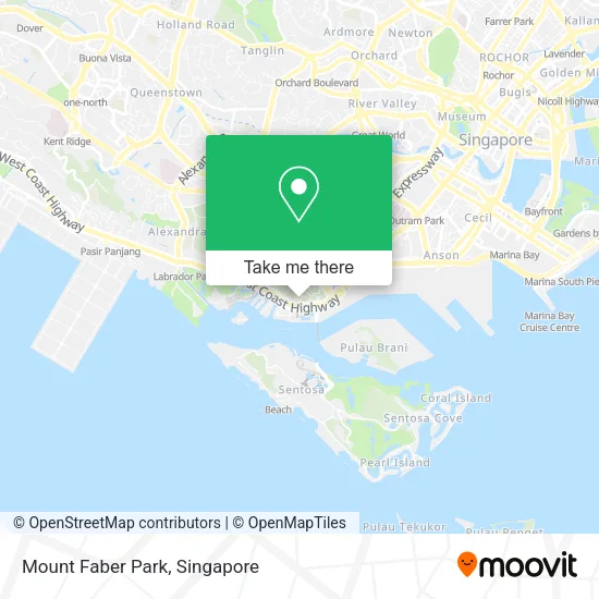 Mount Faber Park地图