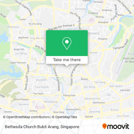 Bethesda Church Bukit Arang map