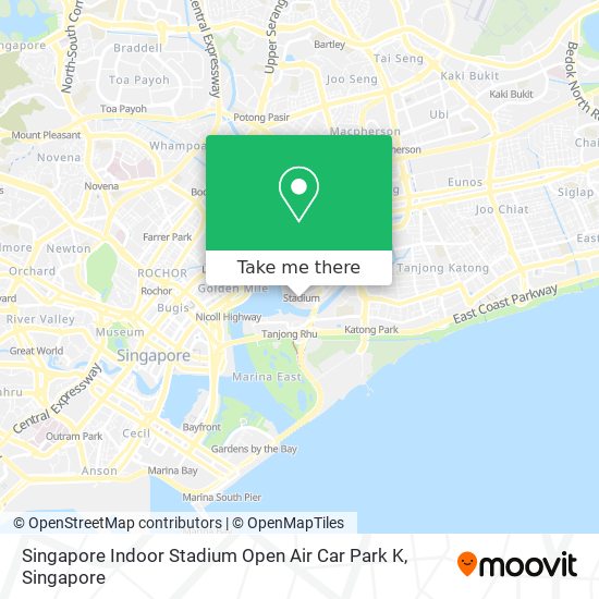 Singapore Indoor Stadium Open Air Car Park K地图