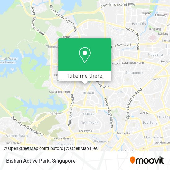 Bishan Active Park map