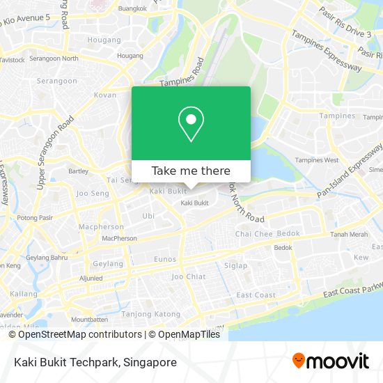 Kaki Bukit Techpark map