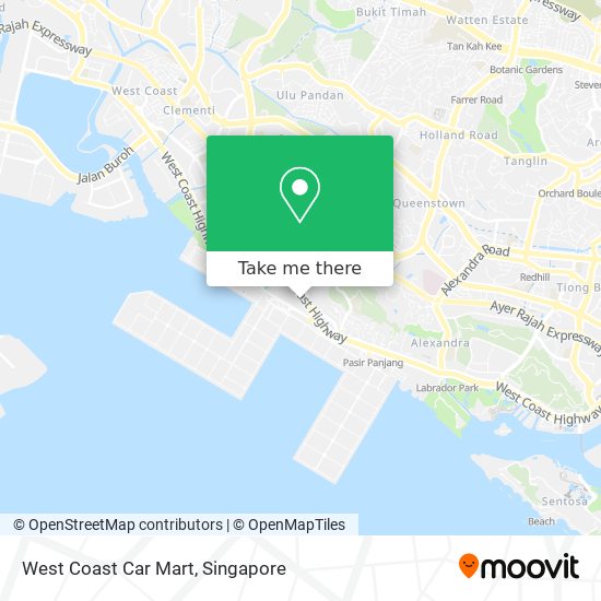 West Coast Car Mart map