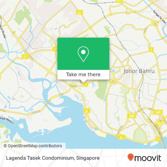 Lagenda Tasek Condominium地图