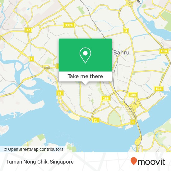 Taman Nong Chik map