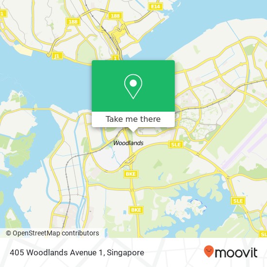 405 Woodlands Avenue 1 map