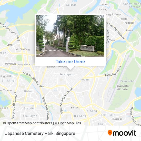 Japanese Cemetery Park map