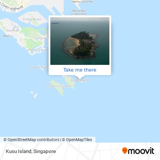 Kusu Island map