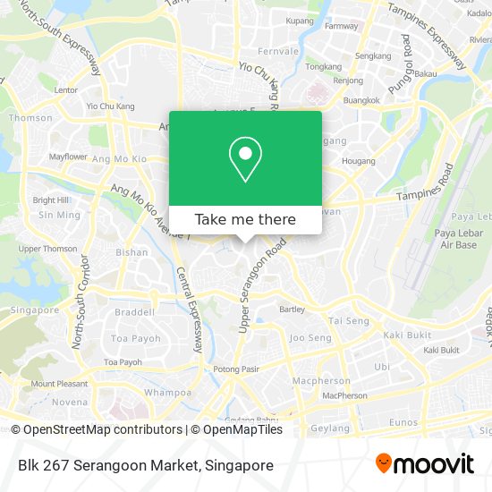 Blk 267 Serangoon Market地图