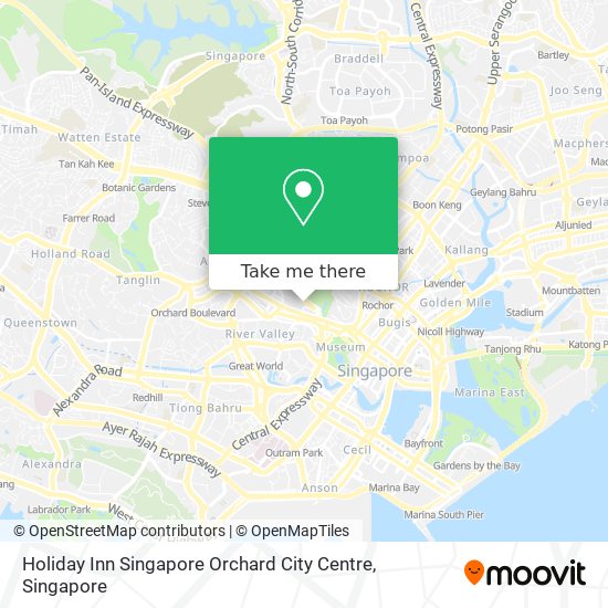 Holiday Inn Singapore Orchard City Centre map