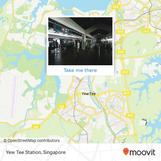 Yew Tee Station地图