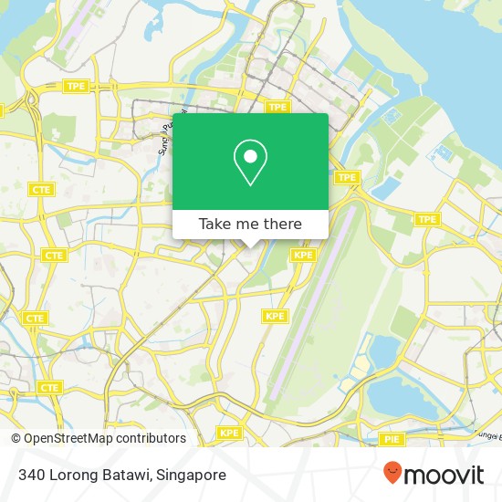 340 Lorong Batawi map