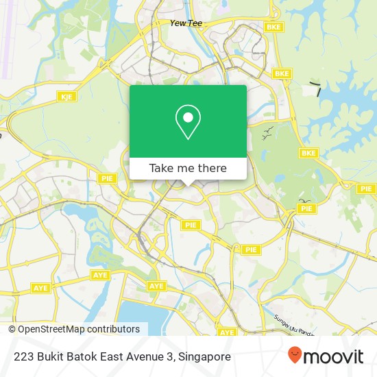 223 Bukit Batok East Avenue 3地图