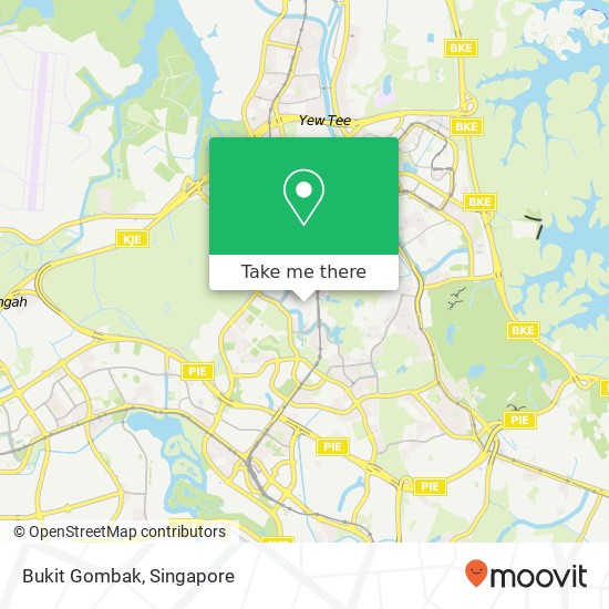 Bukit Gombak map