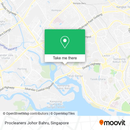 Procleaners Johor Bahru map