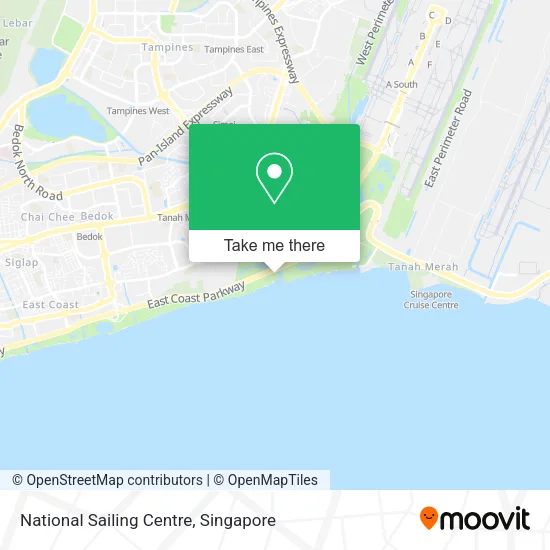 National Sailing Centre map