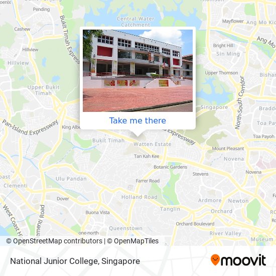 National Junior College map