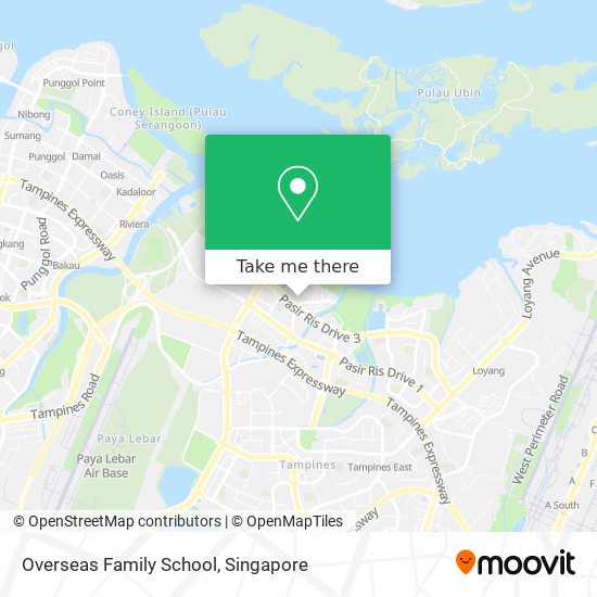 Overseas Family School map