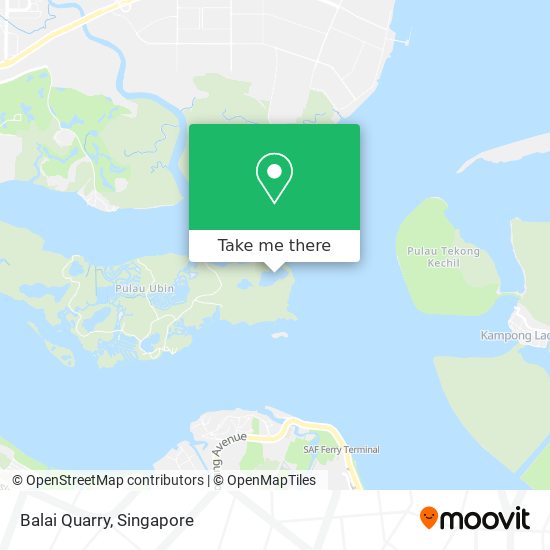 Balai Quarry map
