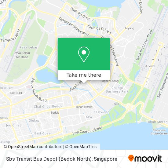 Sbs Transit Bus Depot (Bedok North)地图