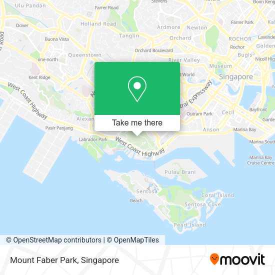 Mount Faber Park map