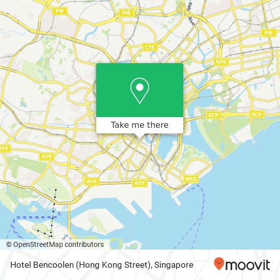 Hotel Bencoolen (Hong Kong Street) map