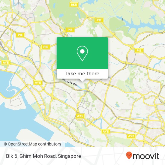 Blk 6, Ghim Moh Road map