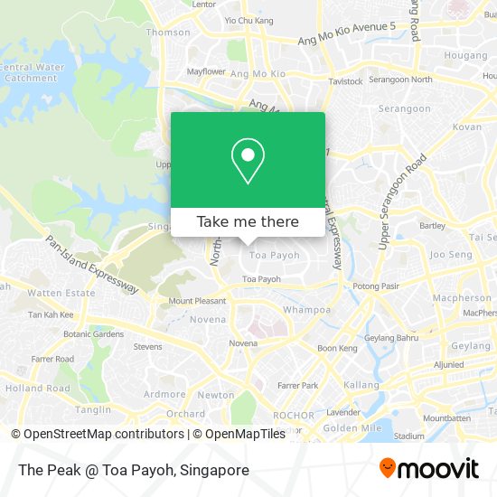 The Peak @ Toa Payoh map