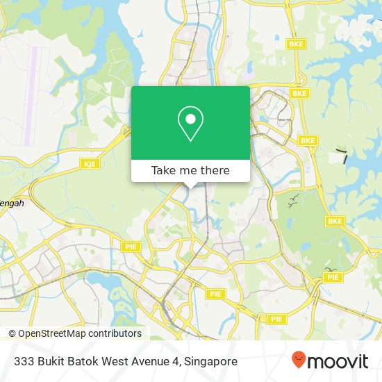 333 Bukit Batok West Avenue 4 map