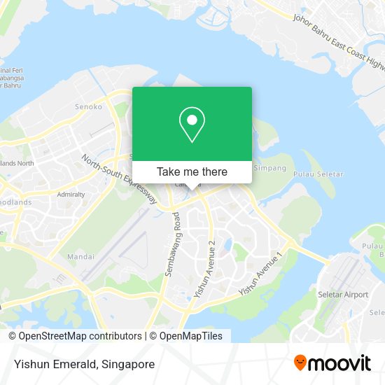 Yishun Emerald map