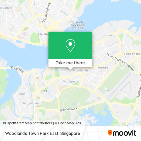 Woodlands Town Park East地图