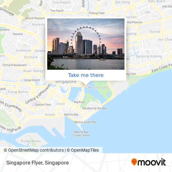 Singapore Flyer map
