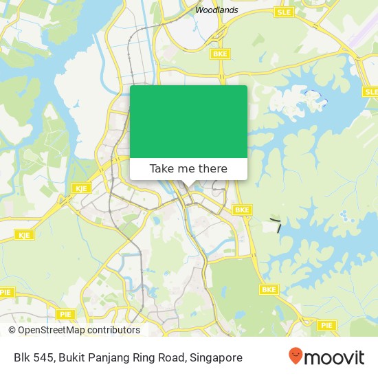 Blk 545, Bukit Panjang Ring Road地图