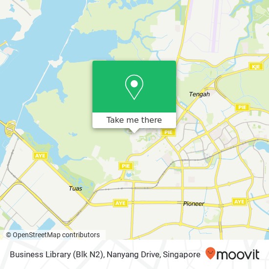 Business Library (Blk N2), Nanyang Drive map