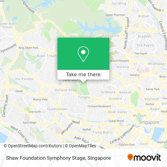 Shaw Foundation Symphony Stage map