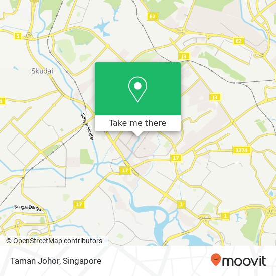 Taman Johor map