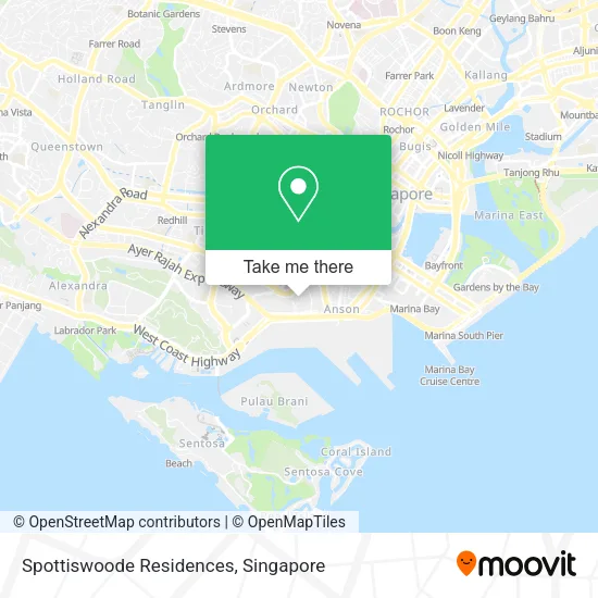 Spottiswoode Residences map