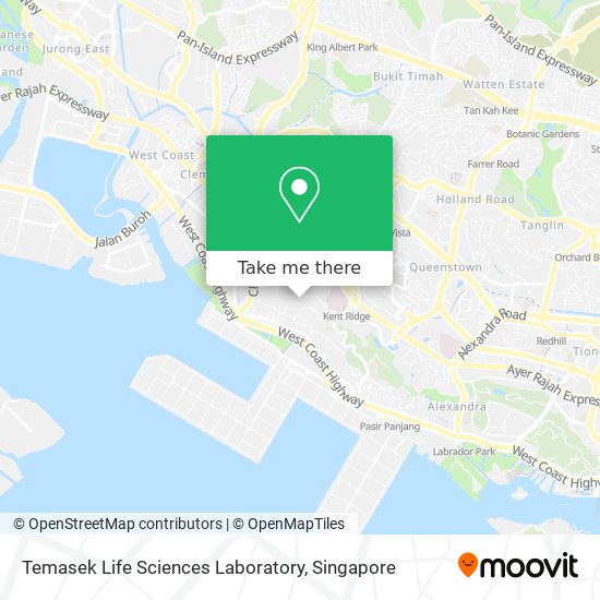 Temasek Life Sciences Laboratory map