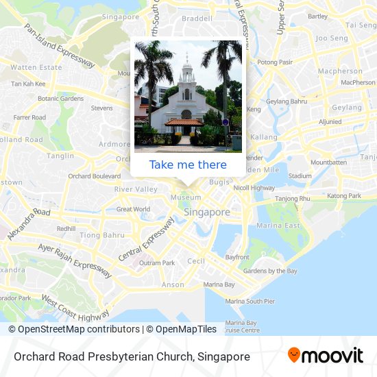 Orchard Road Presbyterian Church map