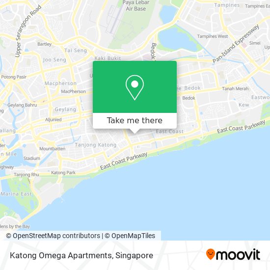 Katong Omega Apartments地图