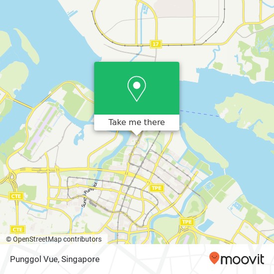 Punggol Vue map