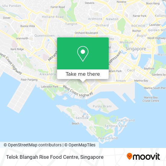 Telok Blangah Rise Food Centre地图