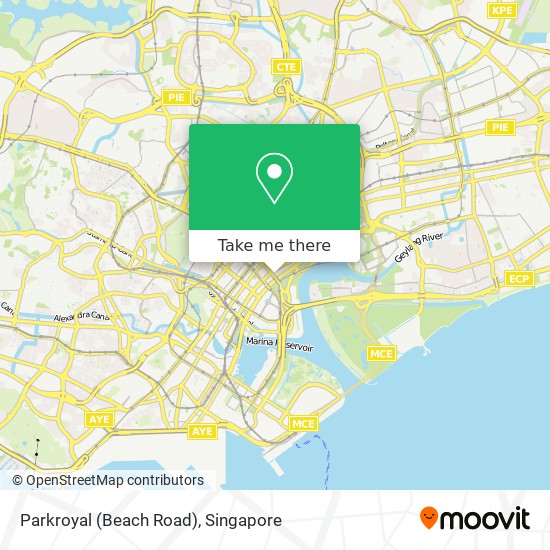 Parkroyal (Beach Road) map