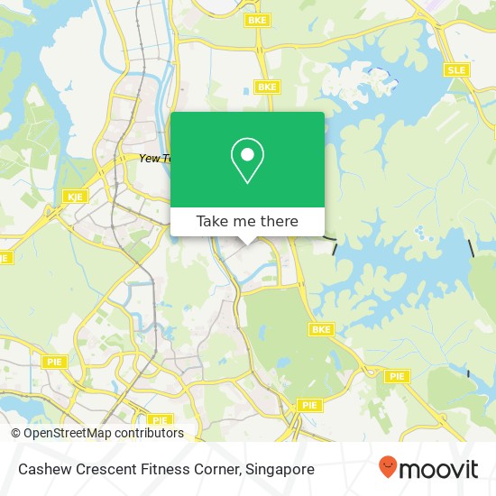 Cashew Crescent Fitness Corner map