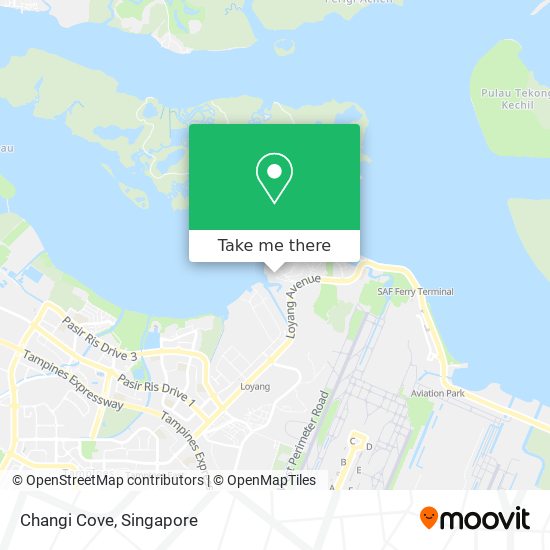 Changi Cove map