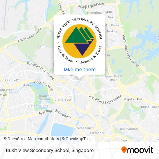 Bukit View Secondary School map