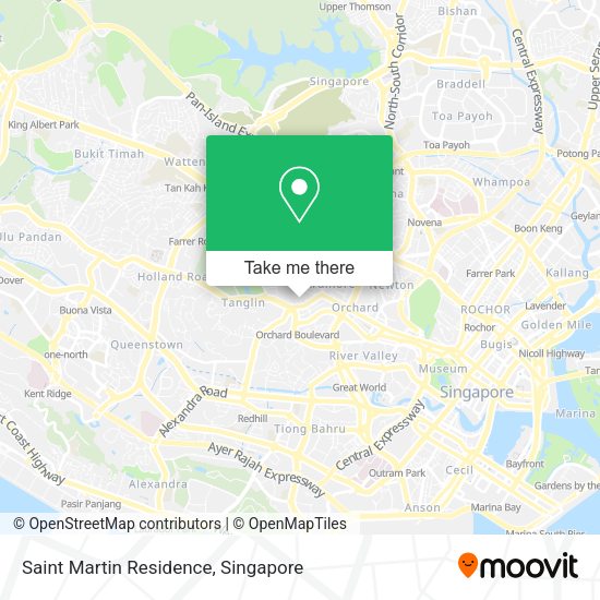 Saint Martin Residence map